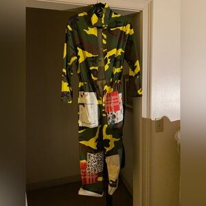 Camouflage Patchwork Jumpsuit